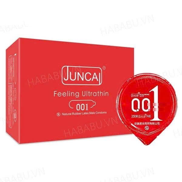 Bao cao su si&ecirc;u mỏng Juncai Ultra Slim