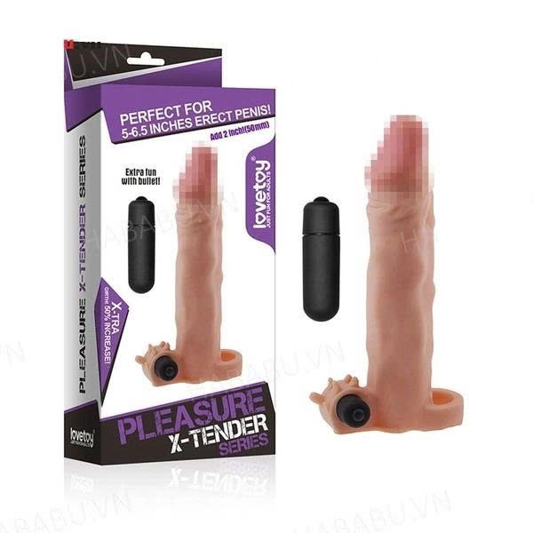 Bao cao su đ&ocirc;n d&ecirc;n Lovetoy LV1063 rung tăng k&iacute;ch thước ch&iacute;nh h&atilde;ng
