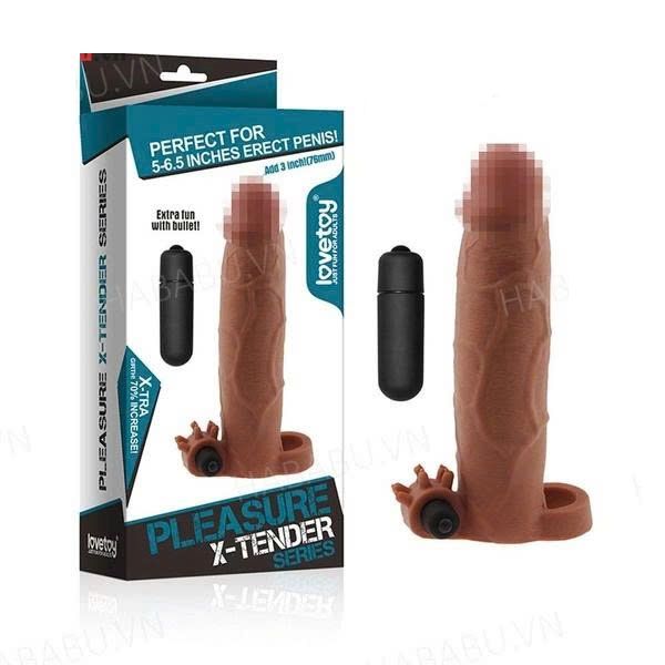 Bao cao su đ&ocirc;n d&ecirc;n Lovetoy LV1066 rung tăng k&iacute;ch thước ch&iacute;nh h&atilde;ng