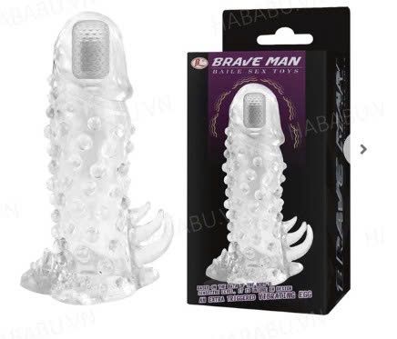 Bao cao su đ&ocirc;n d&ecirc;n Brave Man Bi rung đầu tăng k&iacute;ch thước
