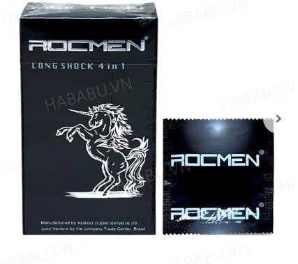 Bao cao su Rocmen Long Shock 4in1 hộp 12 chiếc