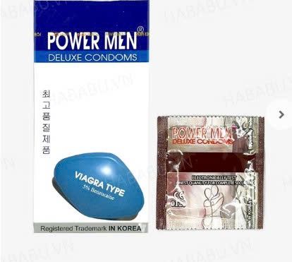 Bao cao su Powermen Viara hộp 12 chiếc