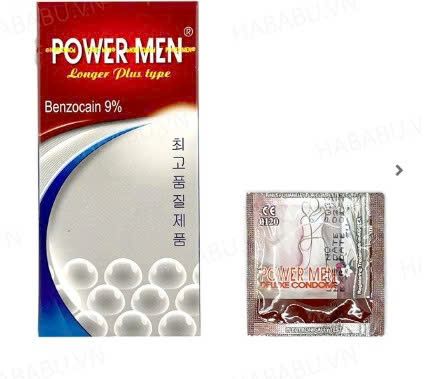 Bao cao su Powermen Ngọc Trai hộp 12 chiếc