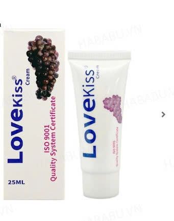 Gel tạo trơn hương nho Love Kiss chai 25ml ch&iacute;nh h&atilde;ng