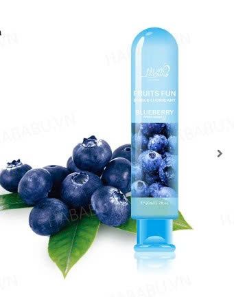 Gel tạo trơn Fruits Fun Blueberry