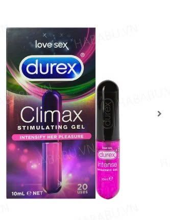 Gel tạo trơn tăng kho&aacute;i cảm Durex Climax 10ml