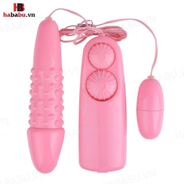 Trứng rung tăng kho&aacute;i cảm JIUAI 2 đầu gai ch&iacute;nh h&atilde;ng