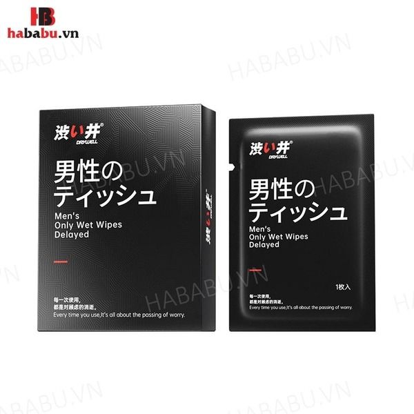 Khăn lau chống xuất tinh sớm Drywell Delay Wipes