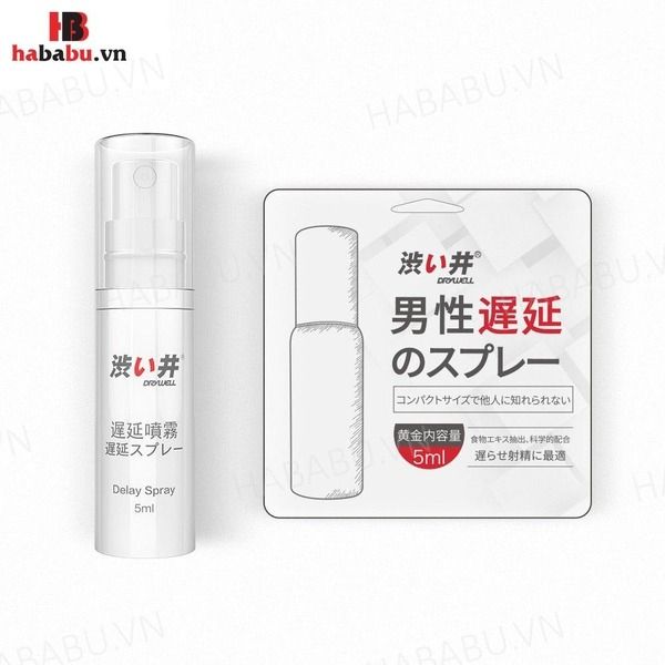 Xịt chống xuất tinh sớm Drywell Delay Spray 5ml