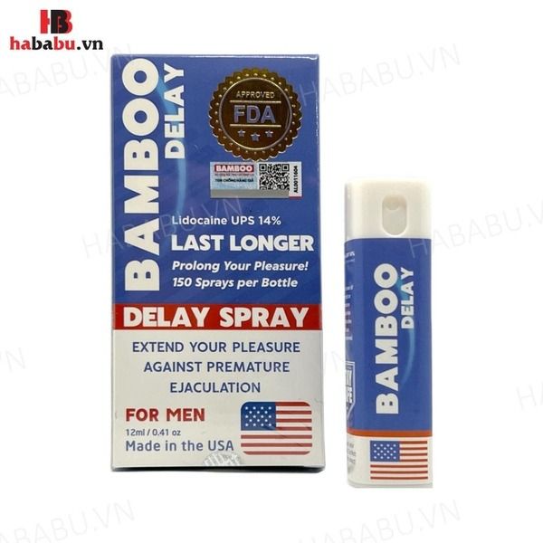 Xịt chống xuất tinh sớm Bamboo Delay 12ml