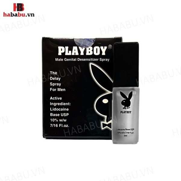 Xịt chống xuất tinh sớm Playboy Đen 5ml ch&iacute;nh h&atilde;ng