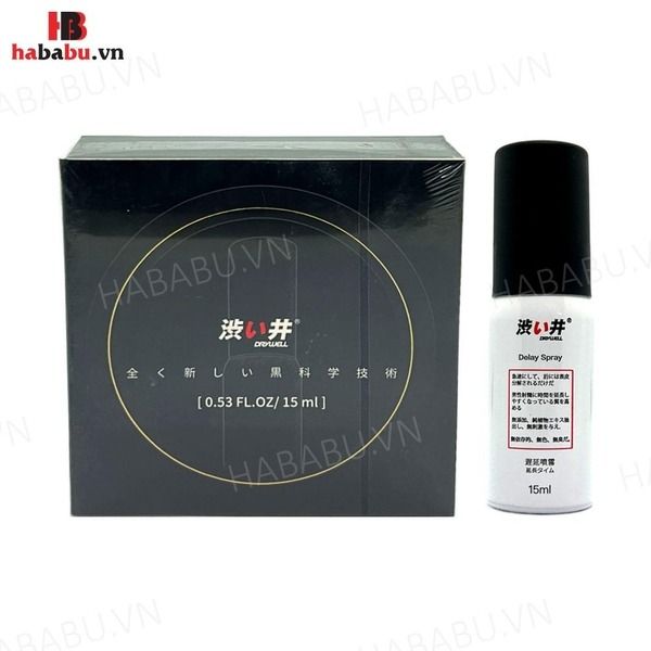 Xịt chống xuất tinh sớm Drywell Delay Spray