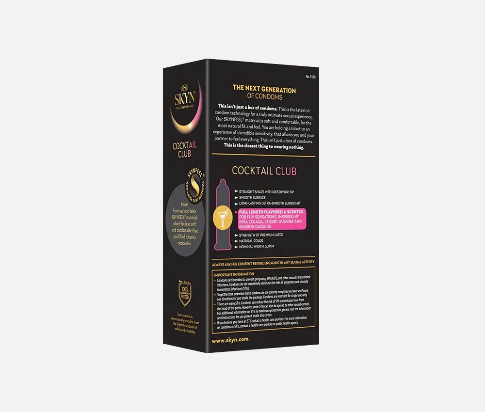 Bao Cao Su Cao Cấp M&ugrave;i Hương SKYN&reg; Cocktail Club 10 C&aacute;i