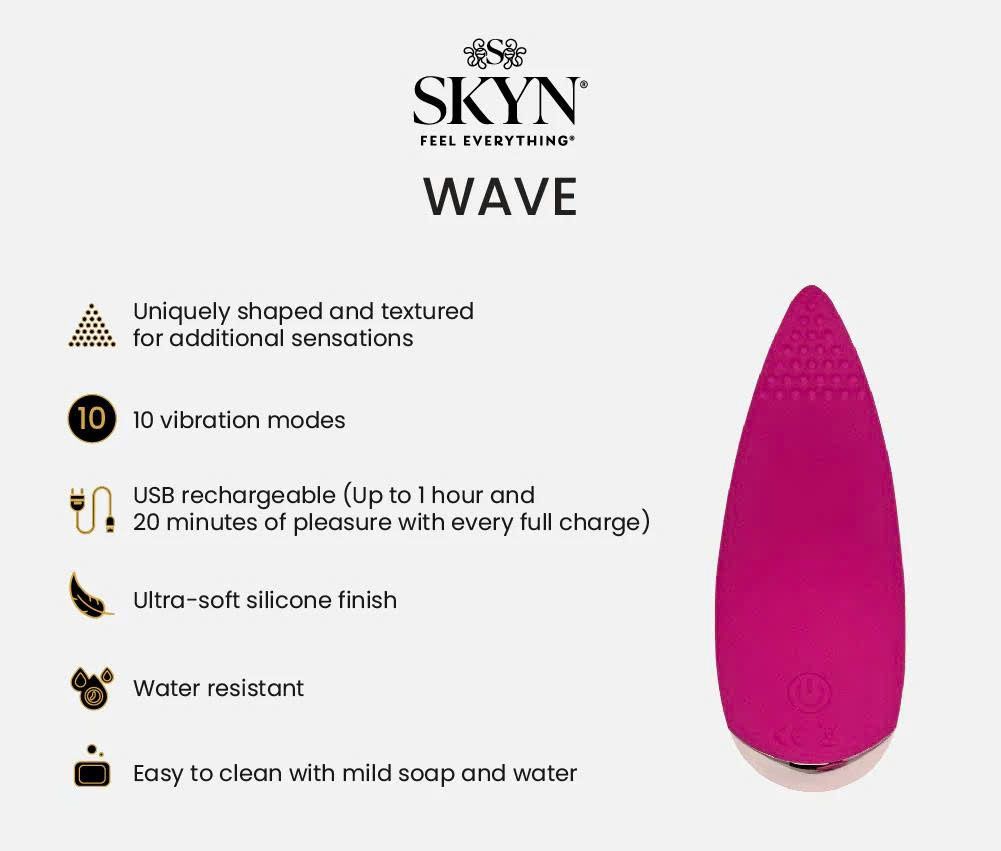 Trải nghiệm M&aacute;y Rung Massage SKYN&trade; Wave