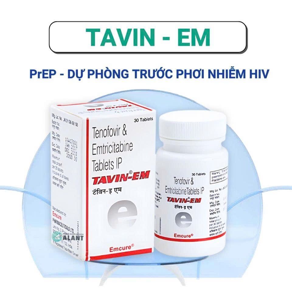 Vi&ecirc;n uống PrEP TAVIN-EM