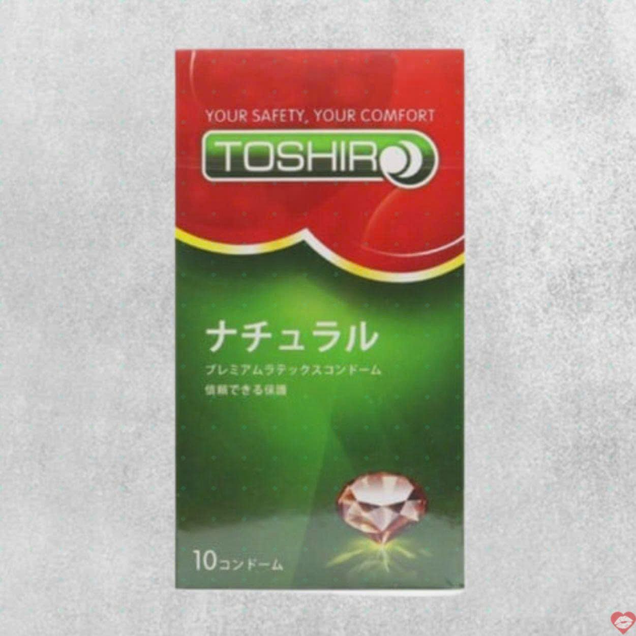 Bao cao su Toshiro mỏng trơn Hộp 10 si&ecirc;u k&iacute;ch th&iacute;ch