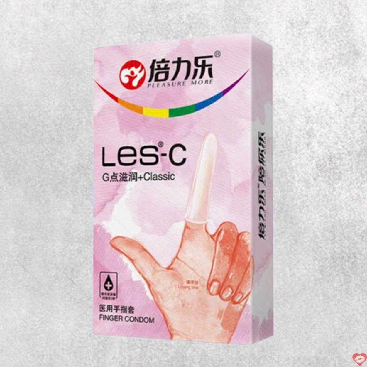 Bao cao su ng&oacute;n tay Beilile Les-C hộp 8 si&ecirc;u mỏng