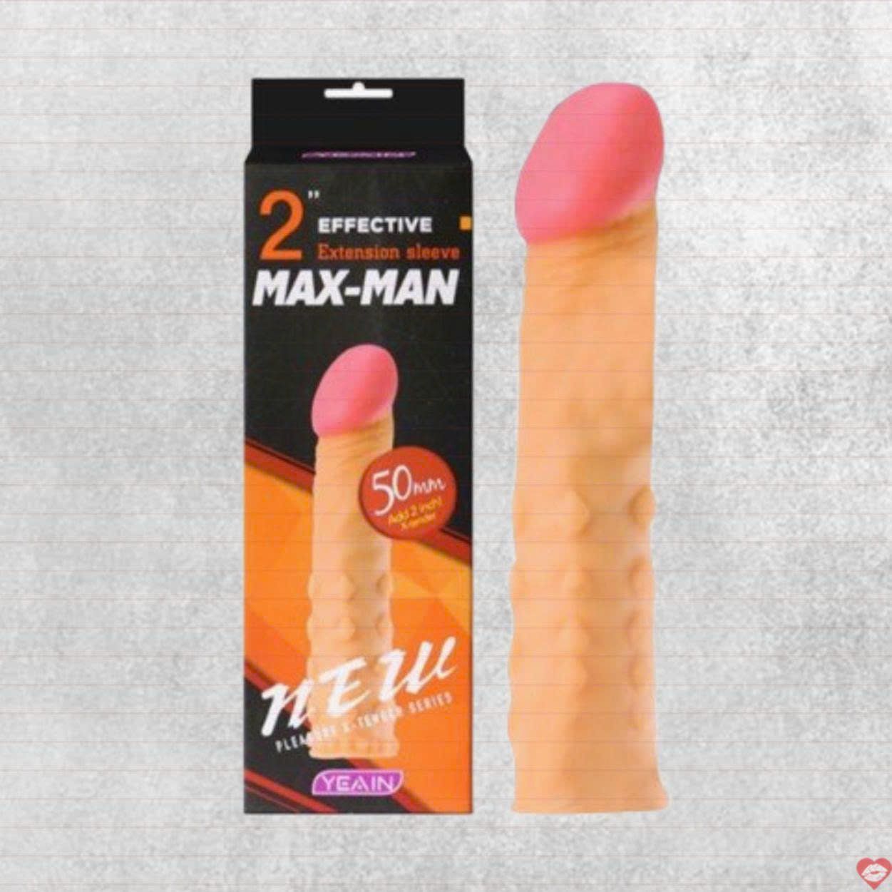 Bao cao su đ&ocirc;n d&ecirc;n Maxman tăng k&iacute;ch thước 2 lần si&ecirc;u bền