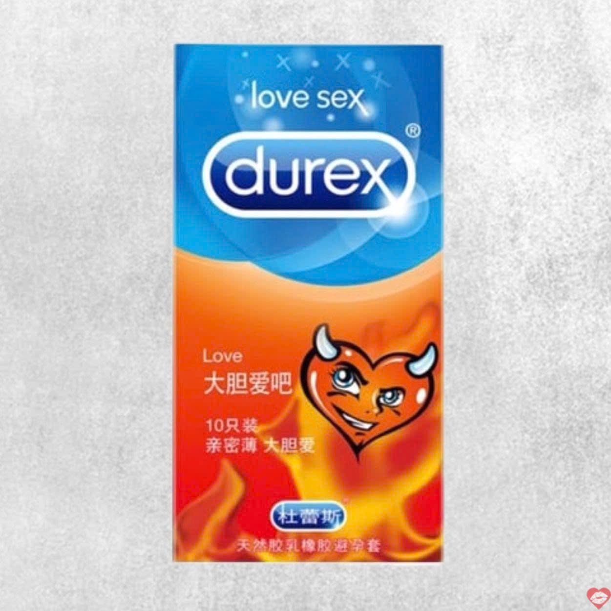 Bao cao su Durex Love si&ecirc;u mỏng hương vani đ&aacute;ng tin
