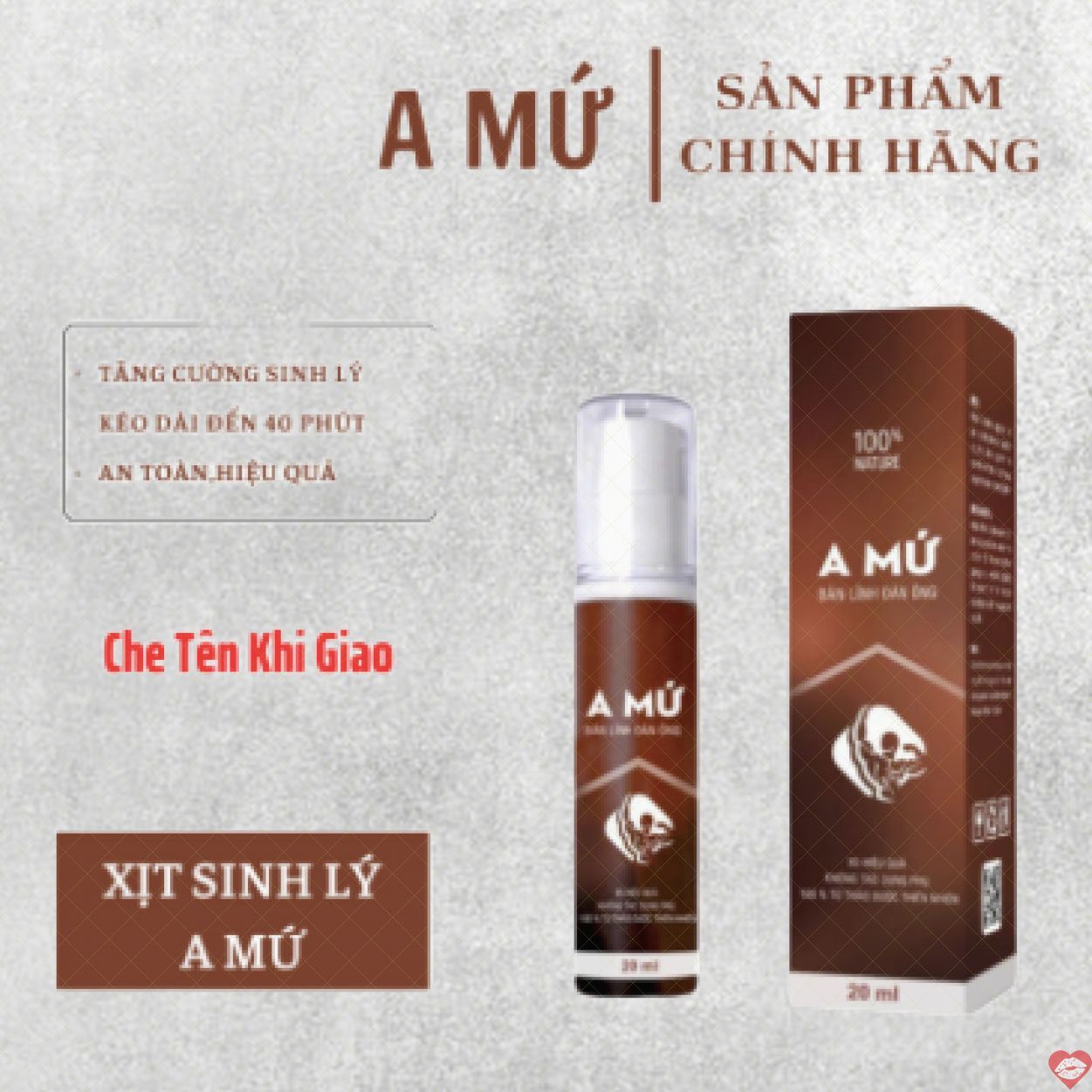 sản phẩm hỗ trợ xịt A Mứ k&eacute;o d&agrave;i quan hệ chống xuất tinh sớm hiệu quả