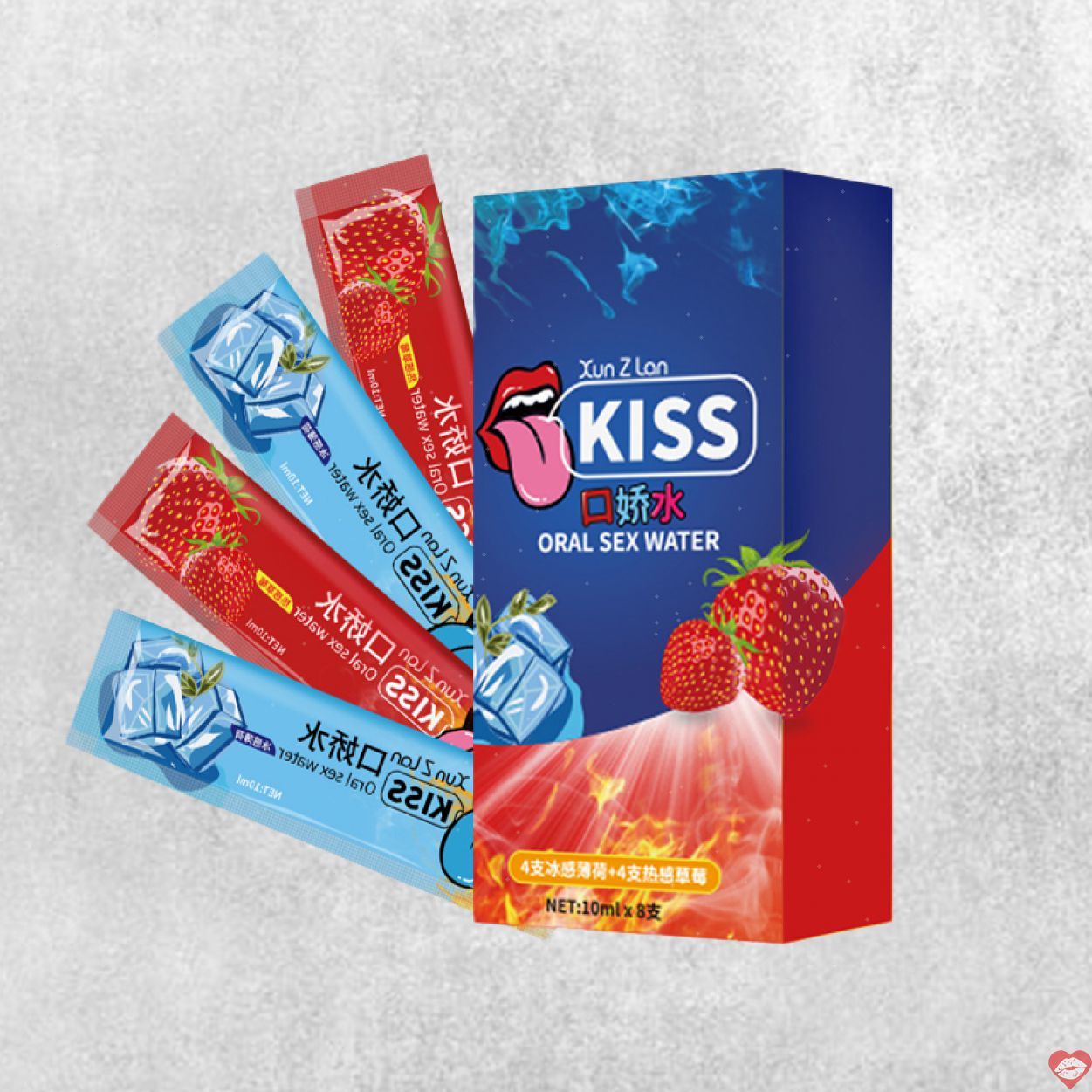 Nước t&igrave;nh y&ecirc;u BJ bạc h&agrave; m&aacute;t lạnh Xun Z Lan Kiss Cool 10ml