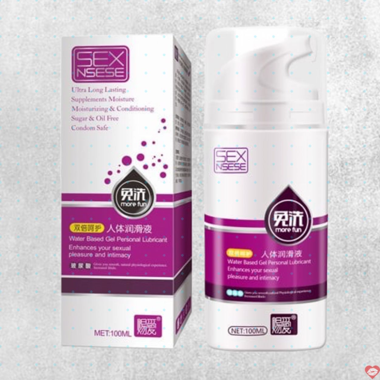 Gel tạo trơn massage dưỡng ẩm Sex Nsese Pink 100ml
