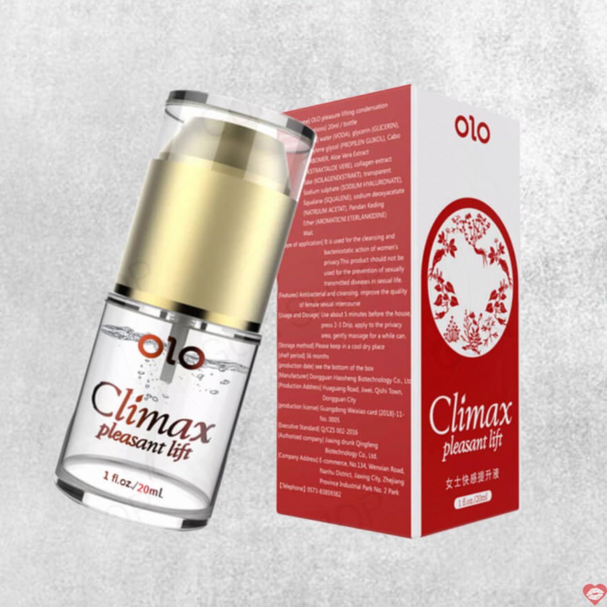 Gel tạo trơn OLO Climax Pleasant Lift - Chai 20ml