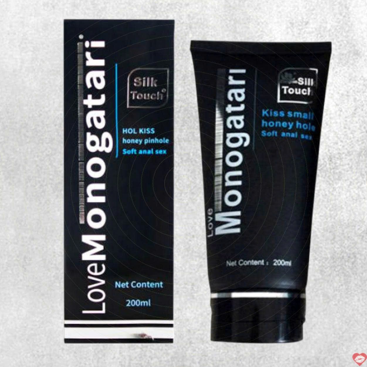Gel B&ocirc;i Hậu M&ocirc;n Love Monogatari Black 200ml Mềm Mượt