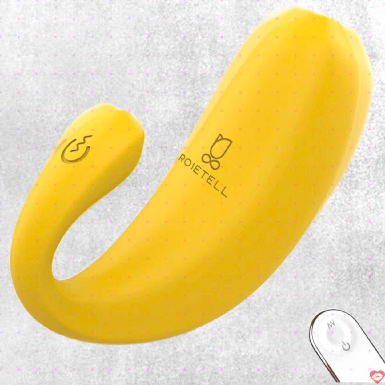 M&aacute;y Massage Hỗ Trợ Giải Tỏa Cho Nữ Trứng rung quả chuối S-Hande Naughty Banana