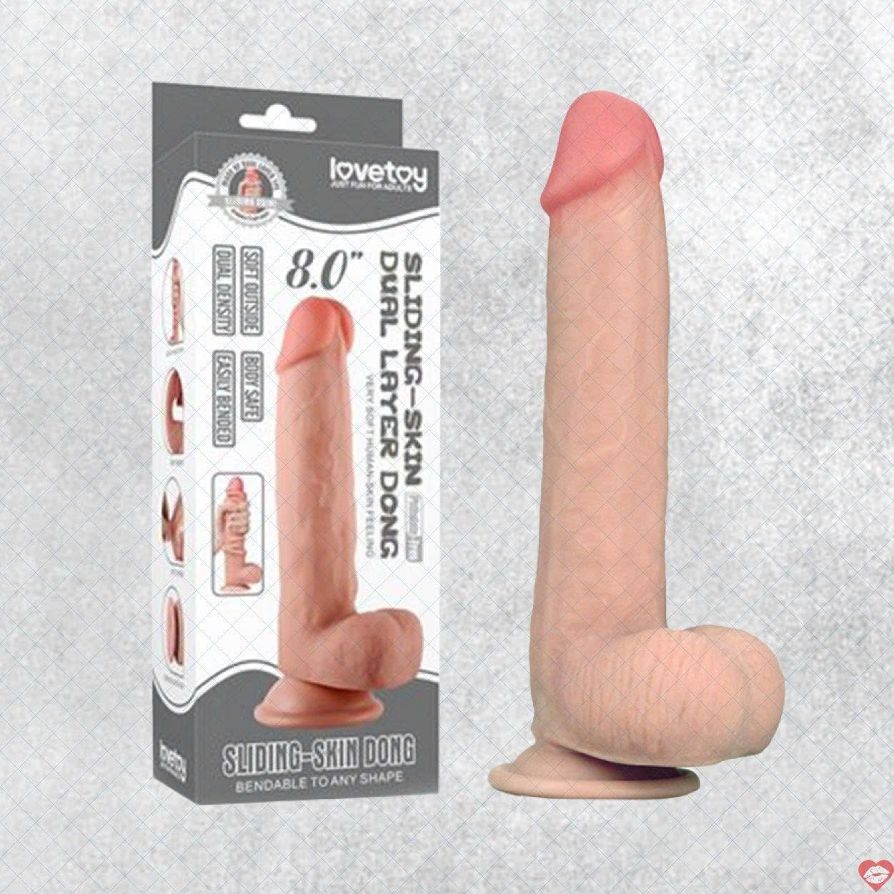 Đồ chơi người lớn d&iacute;nh tường mềm mại Skin Dong 8.0