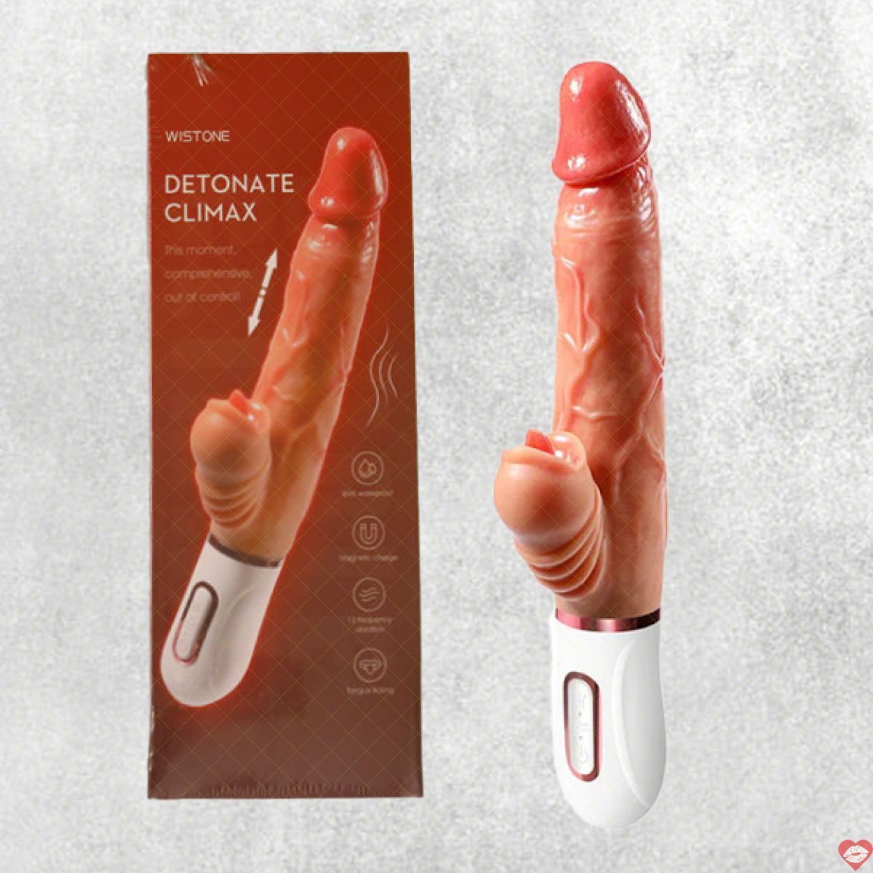 Dương Vật Giả Detonate Climax Rung Thụt Liếm Si&ecirc;u Mềm Tận Hưởng
