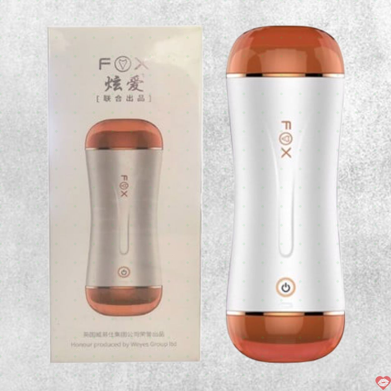 &Acirc;m đạo giả 2 đầu rung v&agrave; r&ecirc;n d&ugrave;ng sạc - Fox Honour VS2