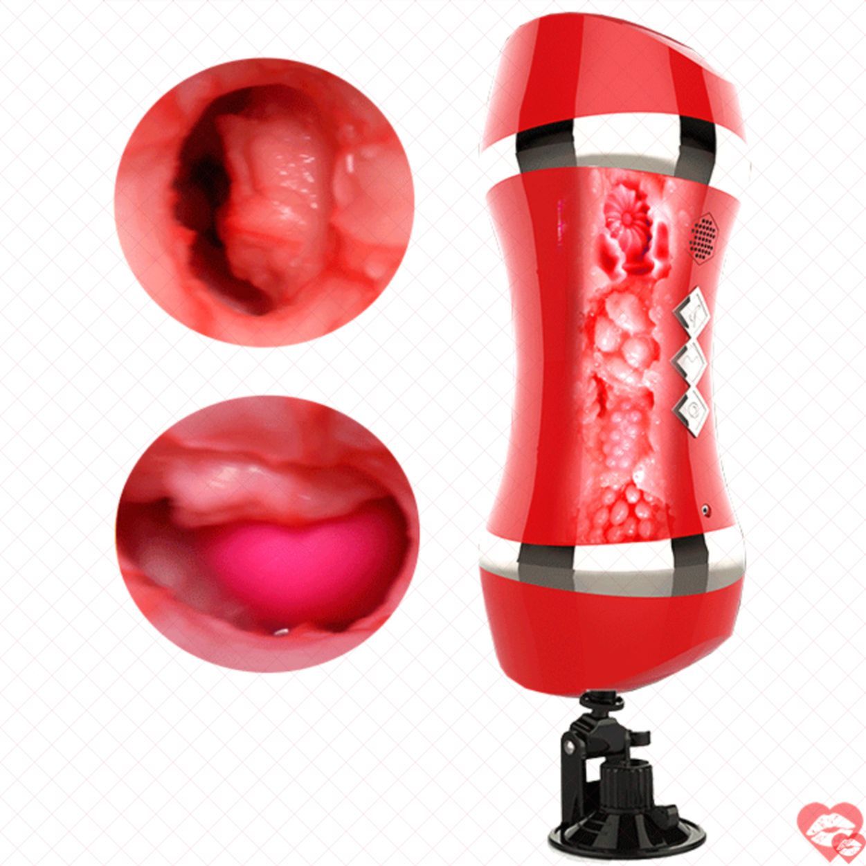&Acirc;m đạo giả 2 đầu đa năng sạc điện đế chắc Jiuai cảm gi&aacute;c thật