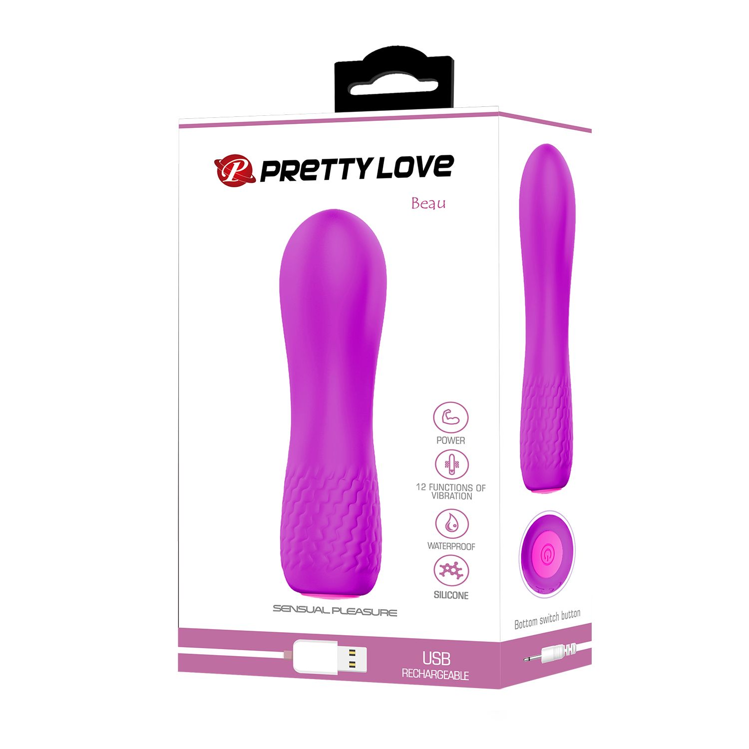M&aacute;y Massage Rung Hỗ Trợ Tăng Kho&aacute;i Cảm Nam Nữ Pretty Love Beau