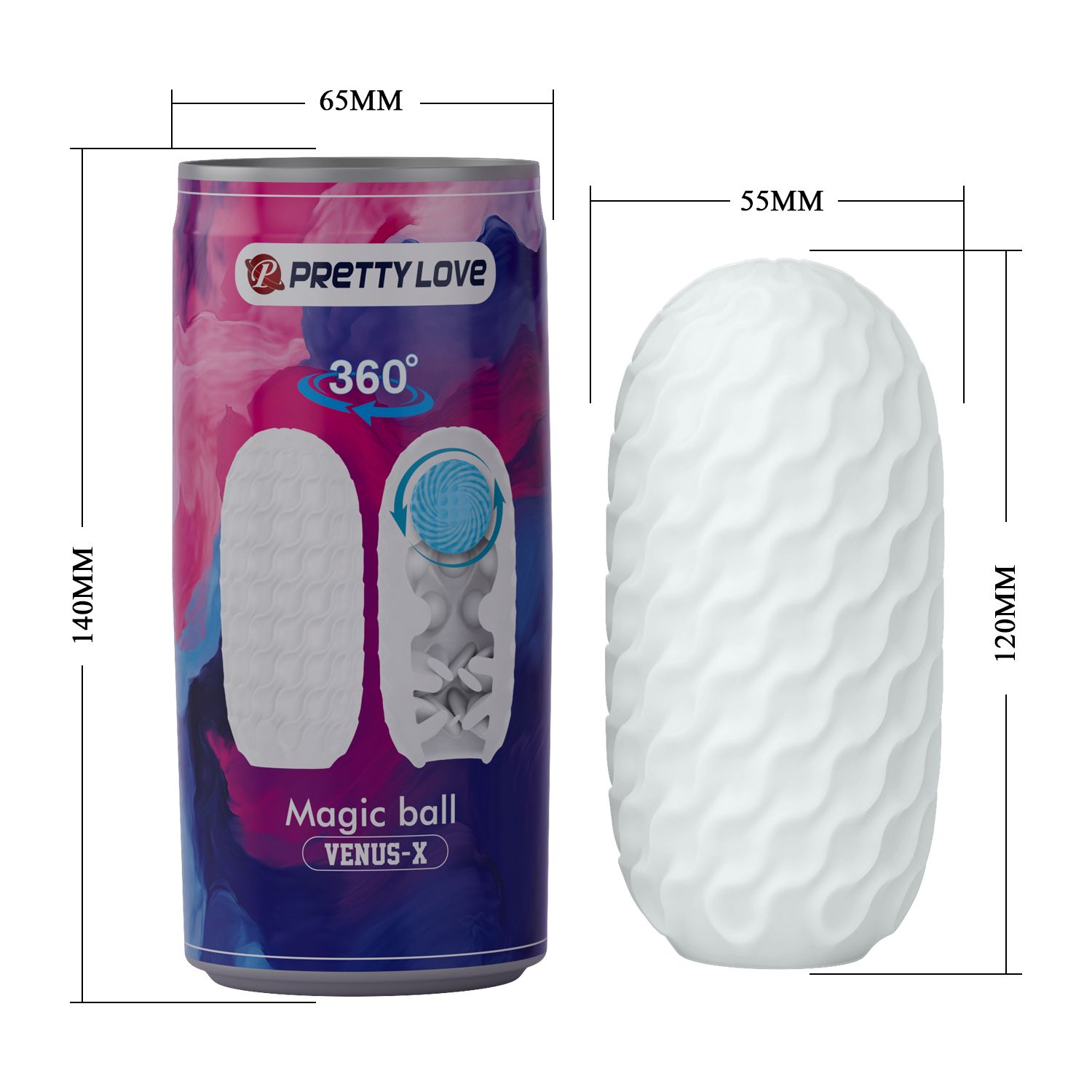 Cốc Thủ D&acirc;m Pretty Love Magic ball VENUS-X