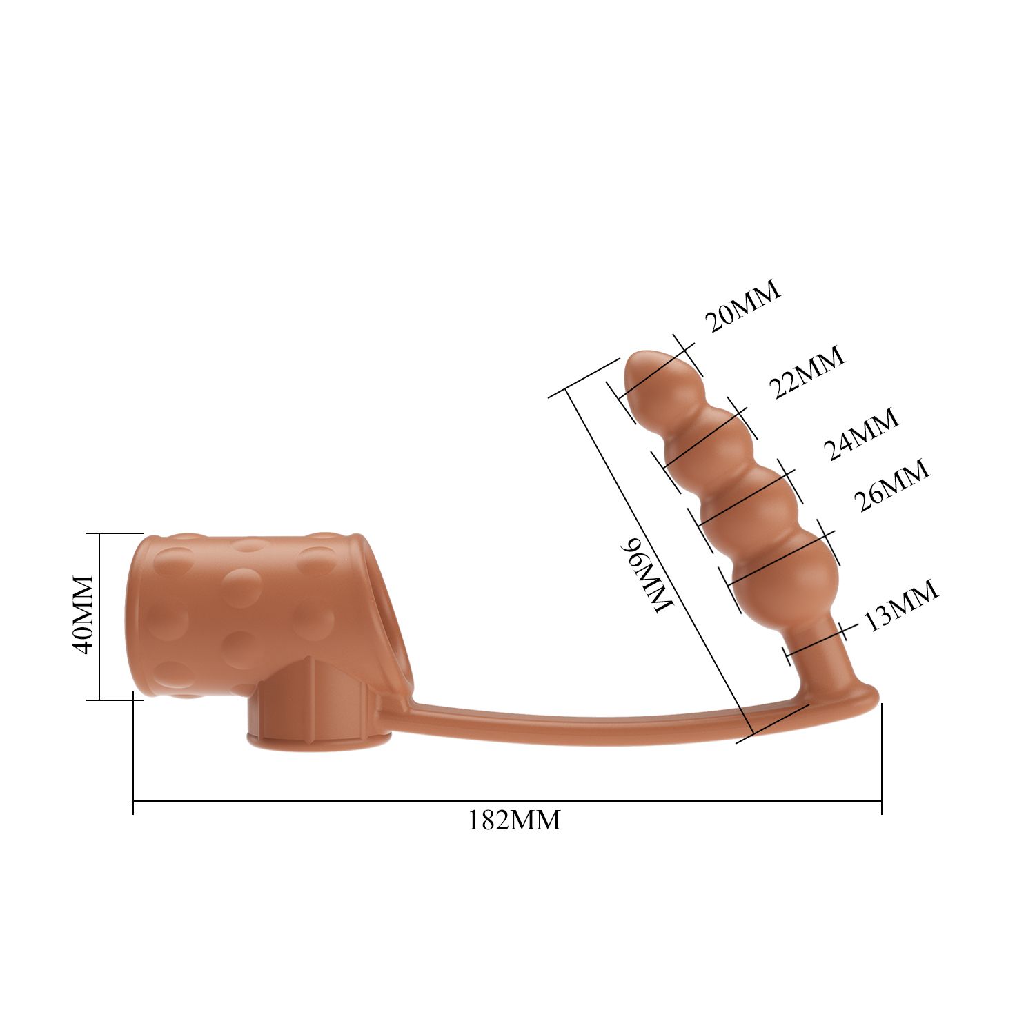 V&ograve;ng Đeo Silicone Hỗ Trợ Tăng Kho&aacute;i Cảm Nam Nữ Pretty Love PENIS SLEEVE Mẫu 2
