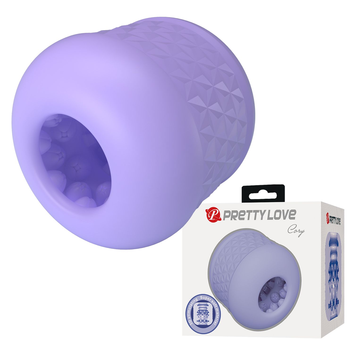 Cốc Thủ D&acirc;m Silicone Hỗ Trợ Tăng Kho&aacute;i Cảm Nam Nữ Pretty Love Cory