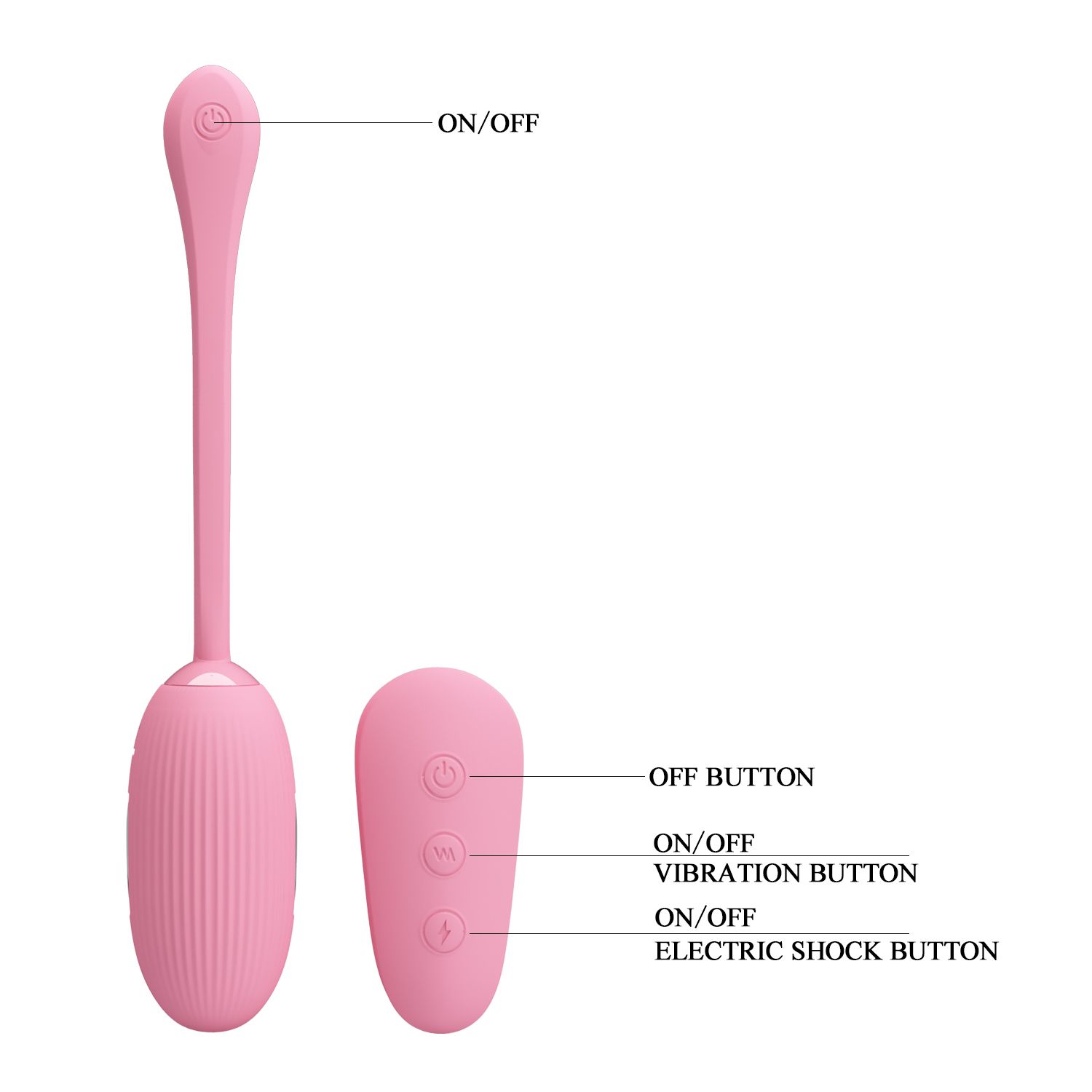 Trứng Rung Silicone Pretty Love Shock - Bảo Quản