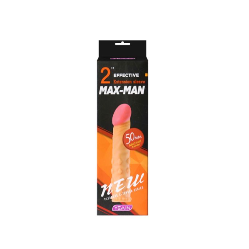 Bao Cao Su Đ&ocirc;n D&ecirc;n Maxman Silicon Gai YY914 Tăng Th&ecirc;m 5cm