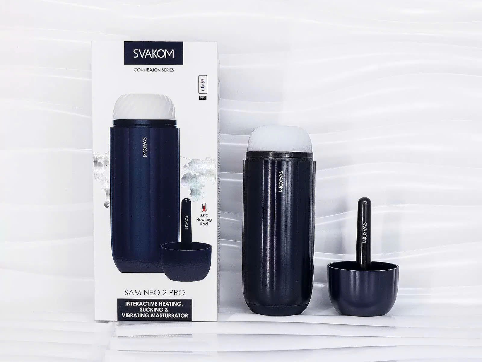 M&aacute;y thủ d&acirc;m &acirc;m đạo giả tự động Svakom Sam Neo 2 Pro