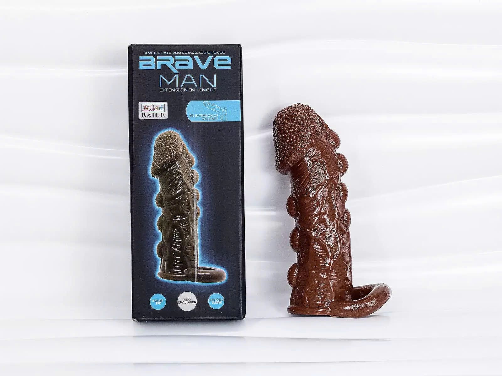 Bao cao su donzen bi Brave Man c&oacute; quai đeo da n&acirc;u
