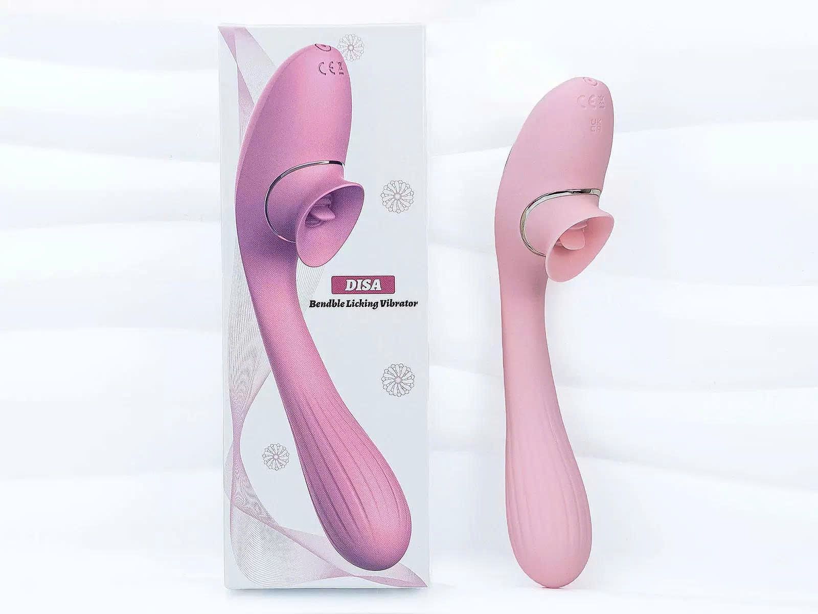 Lưỡi liếm massage DISA 2 đầu pin sạc
