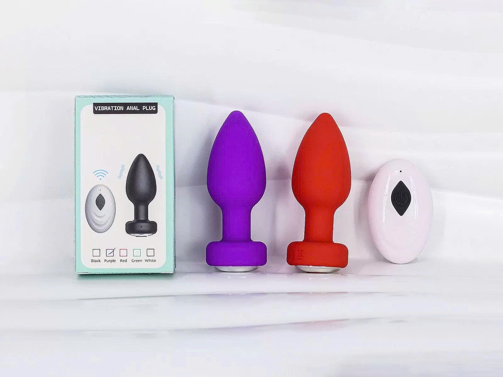 K&iacute;ch hậu Plug rung k&iacute;ch th&iacute;ch k&egrave;m điều khiển từ xa