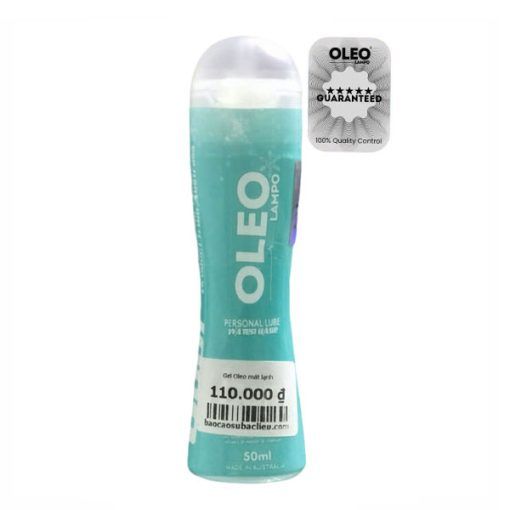 Gel b&ocirc;i gốc nước m&aacute;t lạnh Oleo Lampo Cool 50ml