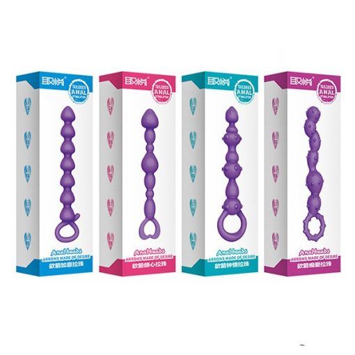 Dụng cụ massage hậu m&ocirc;n mini Anal Beads silicon
