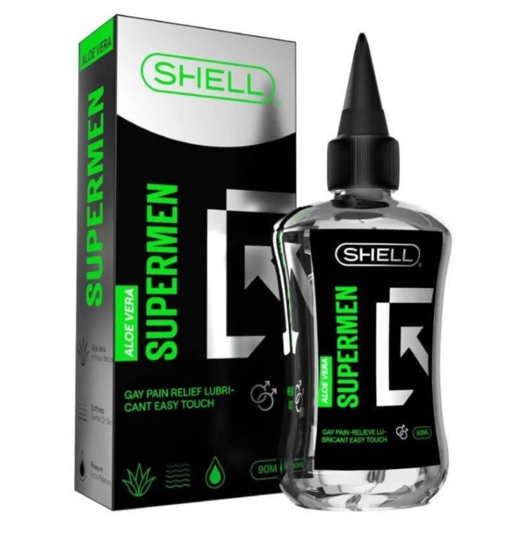 Gel tạo trơn l&ocirc; hội shell supermen aloe vera