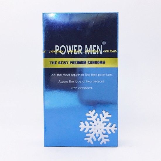 Bao cao su si&ecirc;u mỏng hương bạc h&agrave; Power Men 0.03 Invi -12s