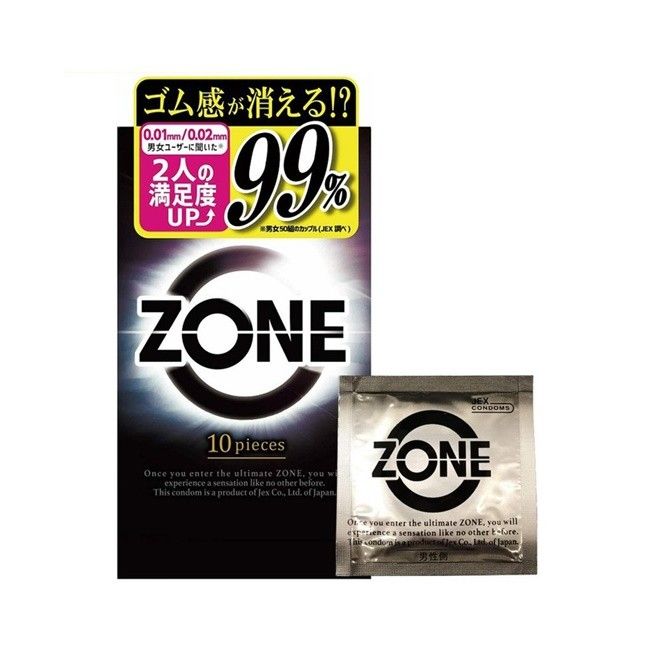 Bao cao su mỏng  thế giới Jex Zone 0.01 của Nhật Bản - 10s