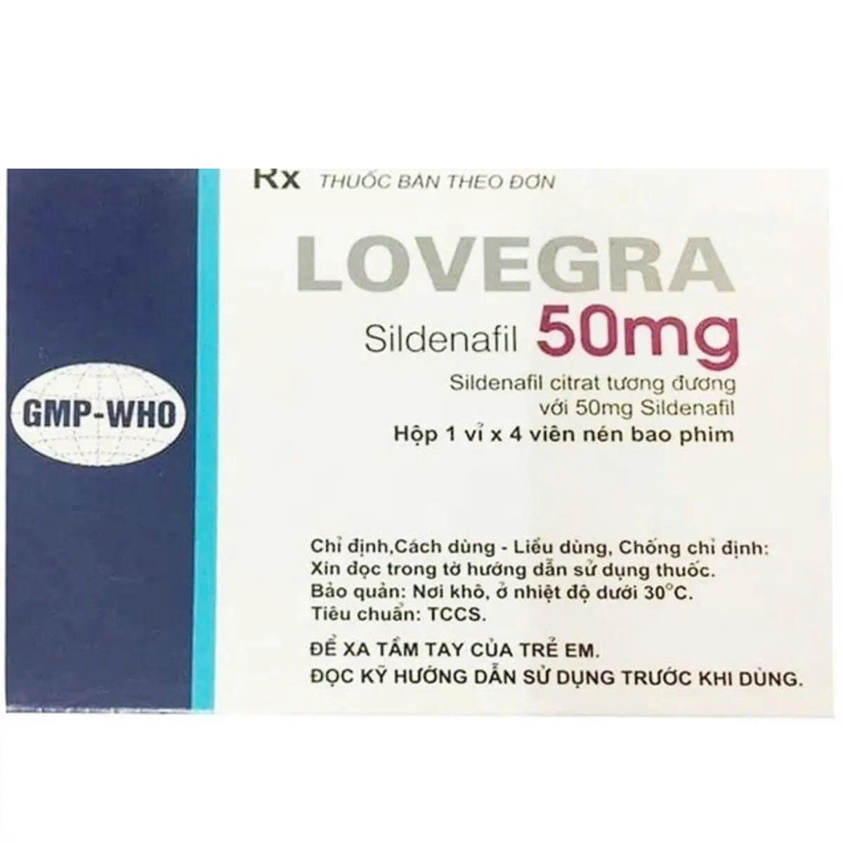 Vi&ecirc;n uống hỗ trợ ph&aacute;i mạnh tăng bản lĩnh đ&agrave;n &ocirc;ng 50mg Pharbaco