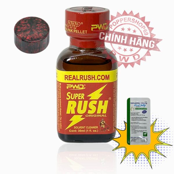 Chai h&iacute;t Popper Super Rush Ch&iacute;nh H&atilde;ng PWD USA 30ml
